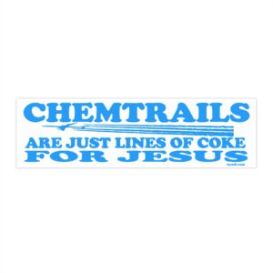 CHEMTRAILS Bumper Sticker
